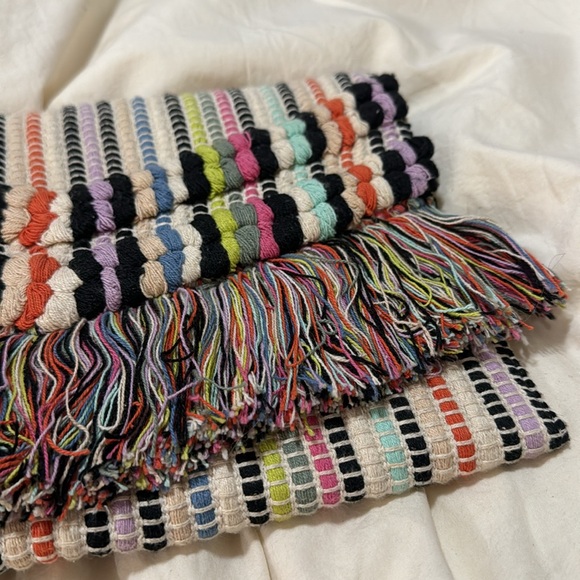 Stella & Dot Multi-Color Fringe Clutch - Picture 4 of 12